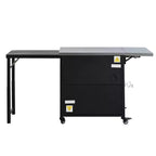 Carrello pieghevole da esterno per la preparazione del barbecue con piano in acciaio inossidabile