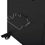 Carrello pieghevole da esterno per la preparazione del barbecue con piano in acciaio inossidabile