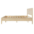 Letto con struttura a piattaforma Queen/King e testiera classica a pannelli