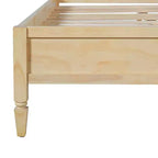 Letto con struttura a piattaforma Queen/King e testiera classica a pannelli