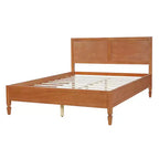 Letto con struttura a piattaforma Queen/King e testiera classica a pannelli