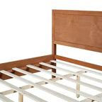 Letto con struttura a piattaforma Queen/King e testiera classica a pannelli