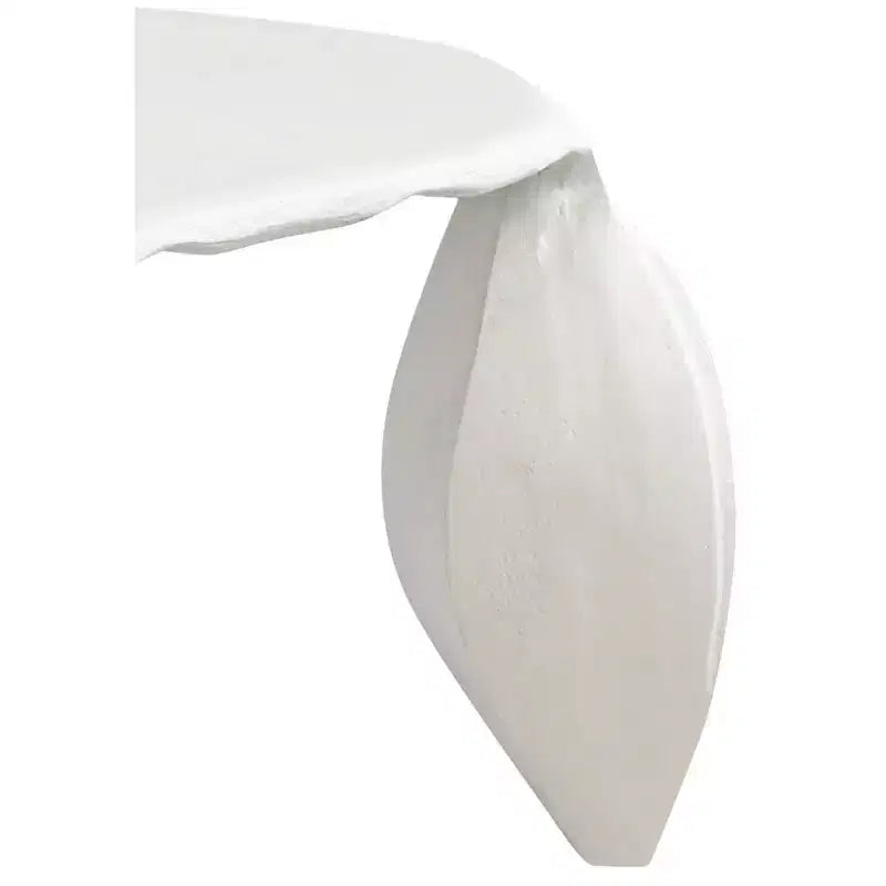 Tavolino da caffè in alluminio verniciato a polvere nero – Design a 3 gambe Art Déco