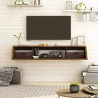 Mobile TV sospeso da parete per TV fino a 70" – Hickory Chiaro