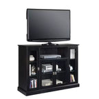 Mobile TV Highboy da 60" con armadietti e 9 ripiani – Nero