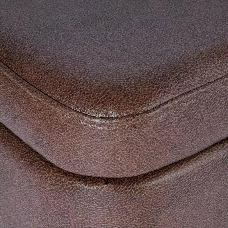 Grande panca contenitore moderna con gambe in metallo nero opaco