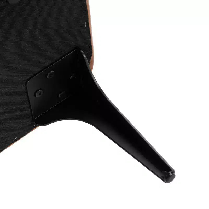 Grande panca contenitore moderna con gambe in metallo nero opaco