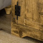 Mobile credenza con 4 cassetti e armadietto – Rustico marrone