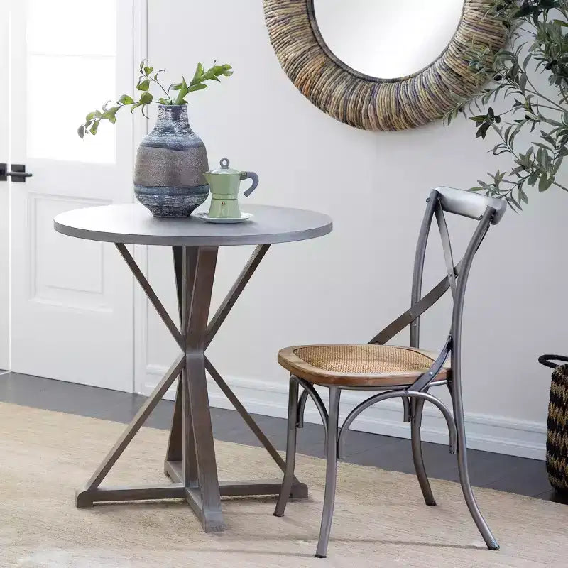 Tavolino rustico 31" x 29" in legno