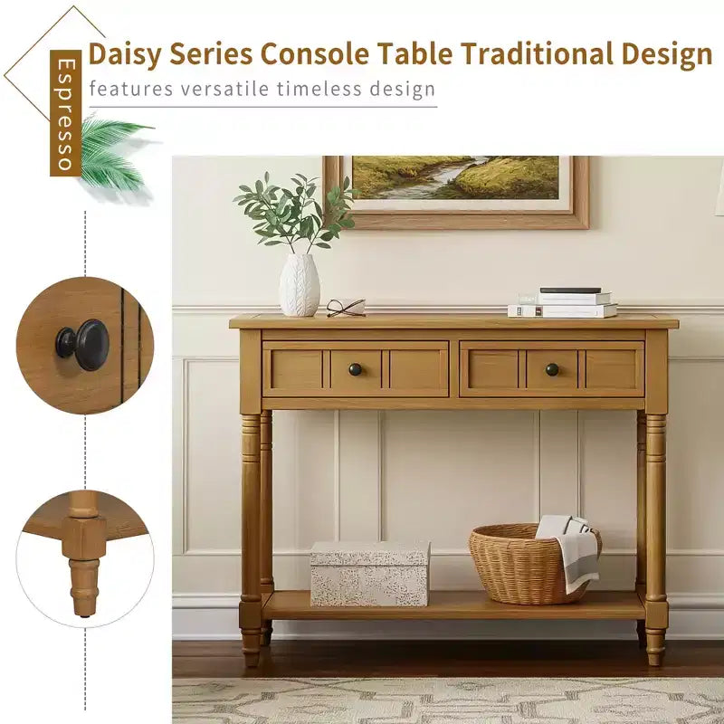 Tavolino da Caffè Ovale in Legno di Mango da 90 cm con Vano Contenitore Nascosto – Base a Scanalature